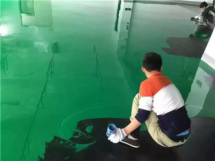 蓝田下面给你一份环氧地坪漆施工的完整流程